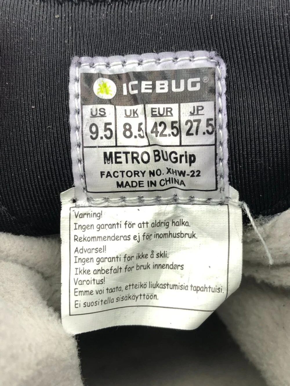 IceBug Metro BUGrip Winter Boots 9.5